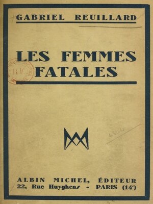 cover image of Les femmes fatales